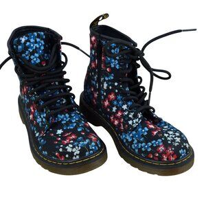 NWOB Dr. Martens Delaney‎ Floral Boots Size 1